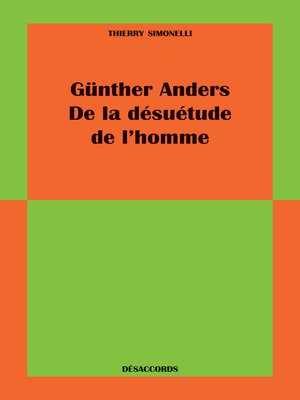 cover image of Günther Anders
